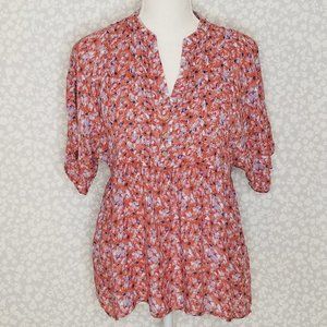 Knox Rose Floral Pullover Blouse